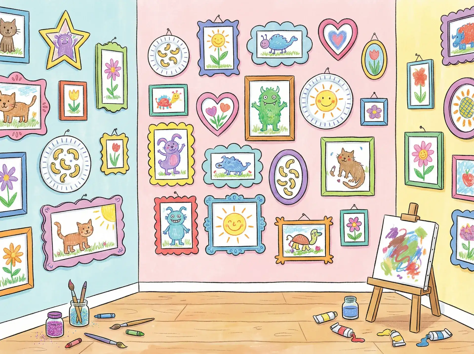 小朋友的彩色画作 - 终极玩家 创意展示